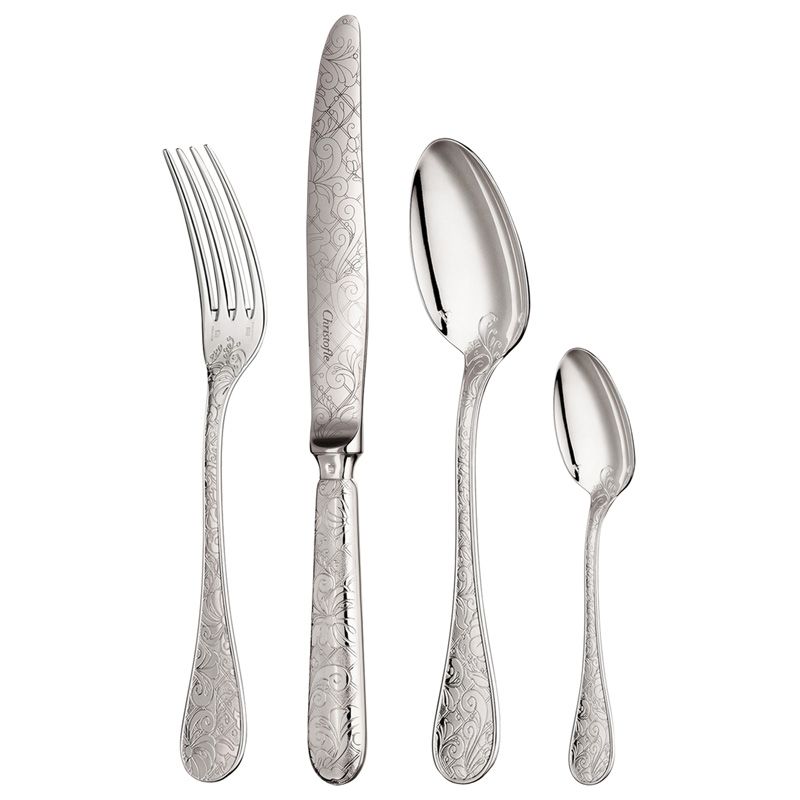 24 Pièces B00054824 Jardin d'Eden Métal argenté - Christofle