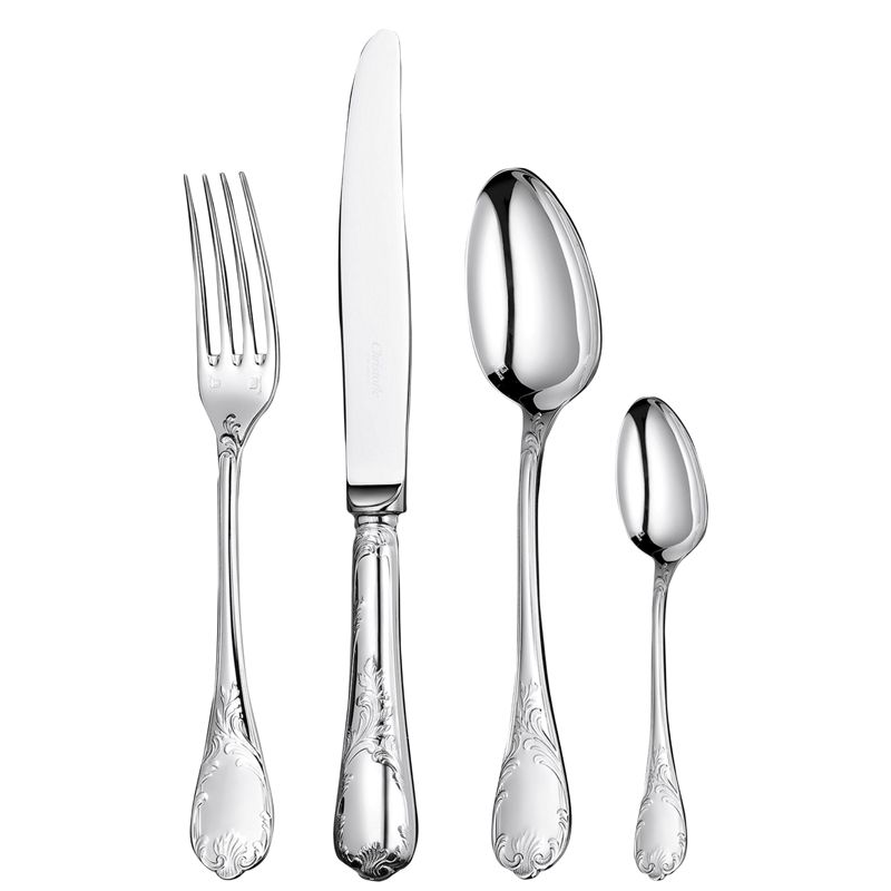 24 Pièces B01438824 Marly argent massif - Christofle