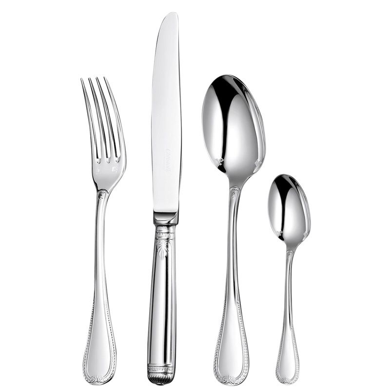 24 Pièces B1418824 Malmaison argent massif - Christofle