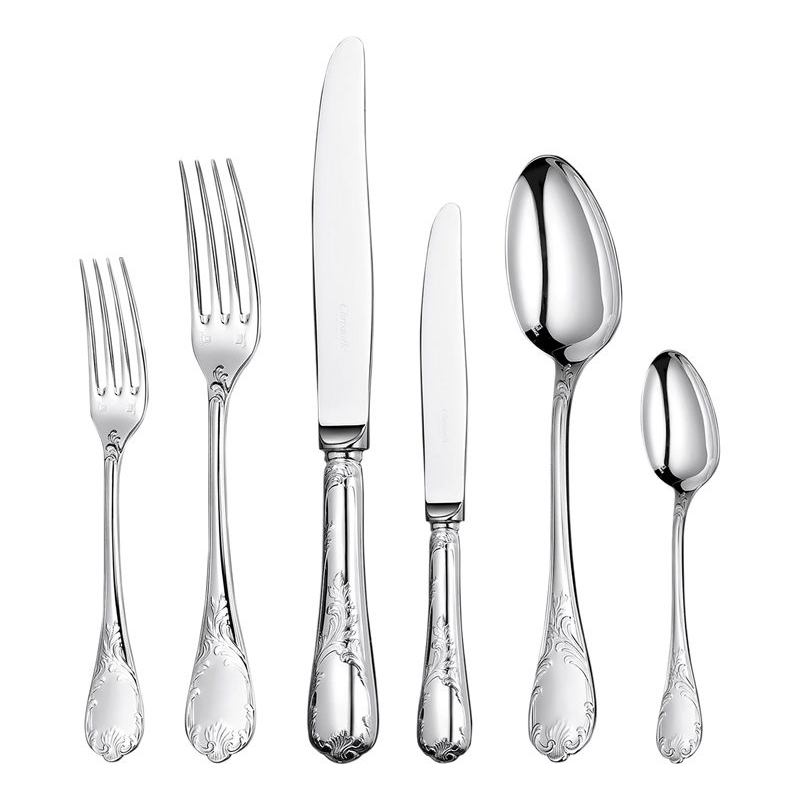 36 Pièces B01438836 Marly argent massif - Christofle