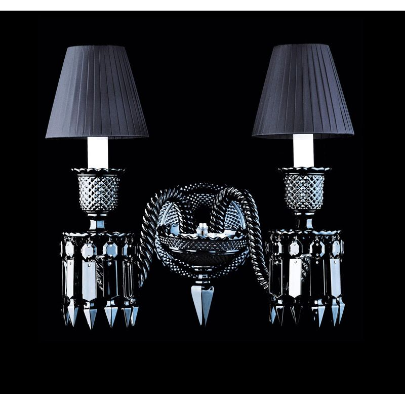 Applique 2L UL 2808404 Zénith noir - Baccarat