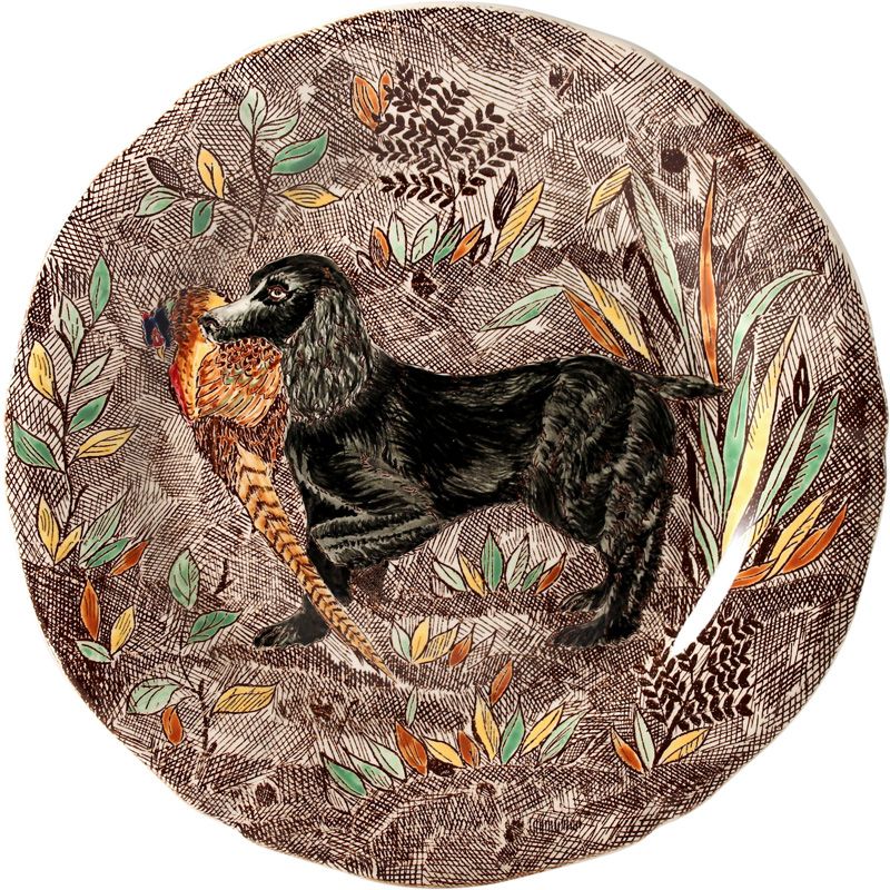 Assiette à dessert Cocker 0126CAD226 Rambouillet - Gien