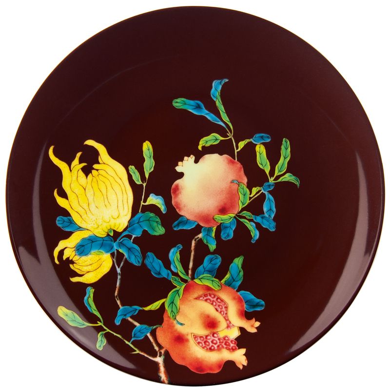 Assiette à dessert coupe fond marron 0781-15-113021 Harmonia - Raynaud