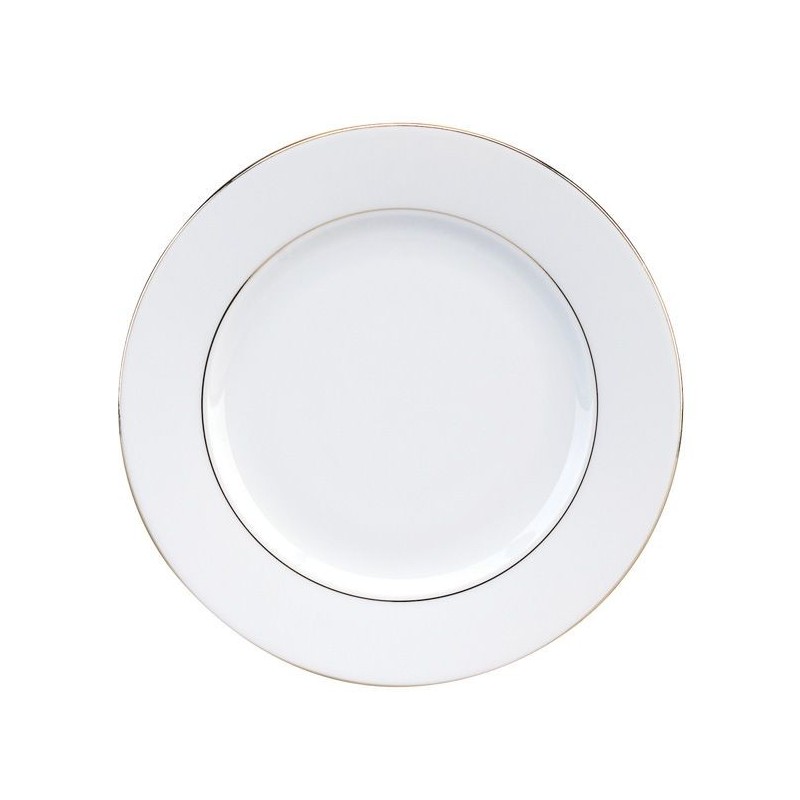 Assiette à dessert 1030/020066 Filet or 1,5 mm - Deshoulières