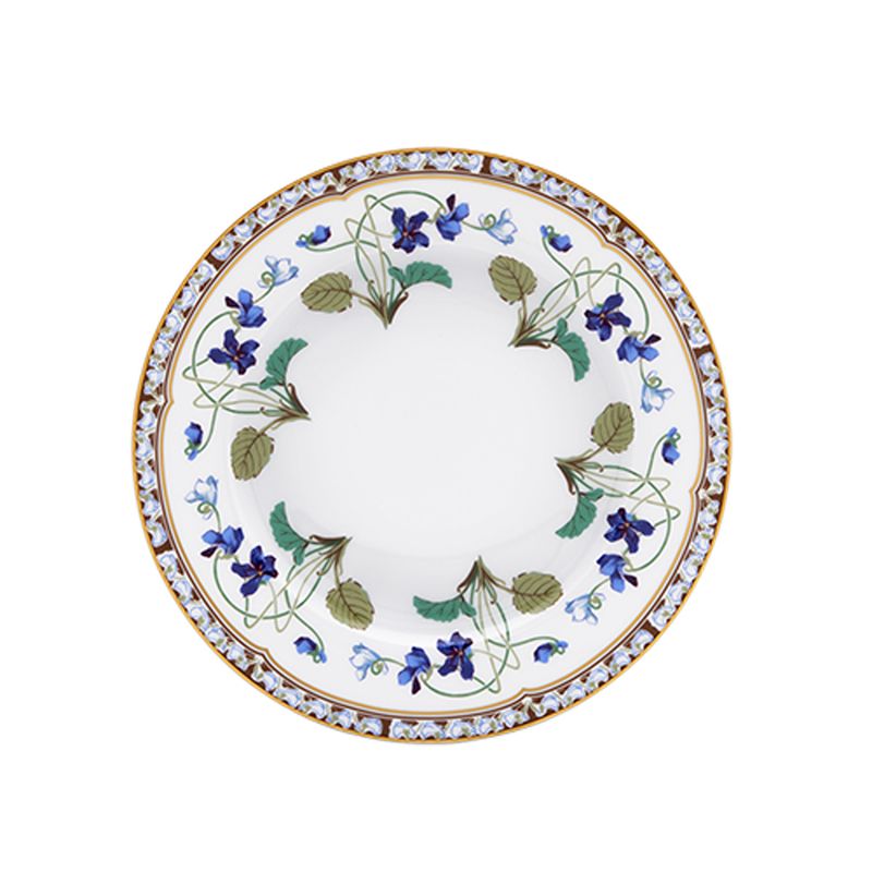 Assiette à Dessert Toucan Jungle Luxuriante Eddingtons Epicurean - 21 Cm De Diamètre - Design Tropical Et Festif