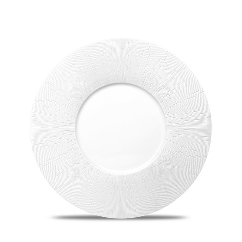 Assiette à dessert Infini blanc - Haviland