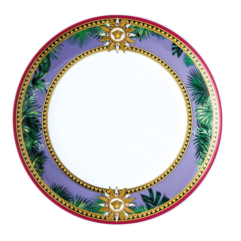 Assiette à dessert 19335-403713-10221 Jungle animalier - Versace