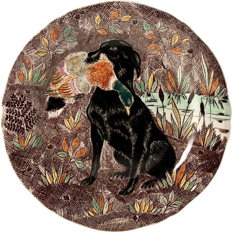 Assiette à dessert Labrador 0126CAD426 Rambouillet - Gien