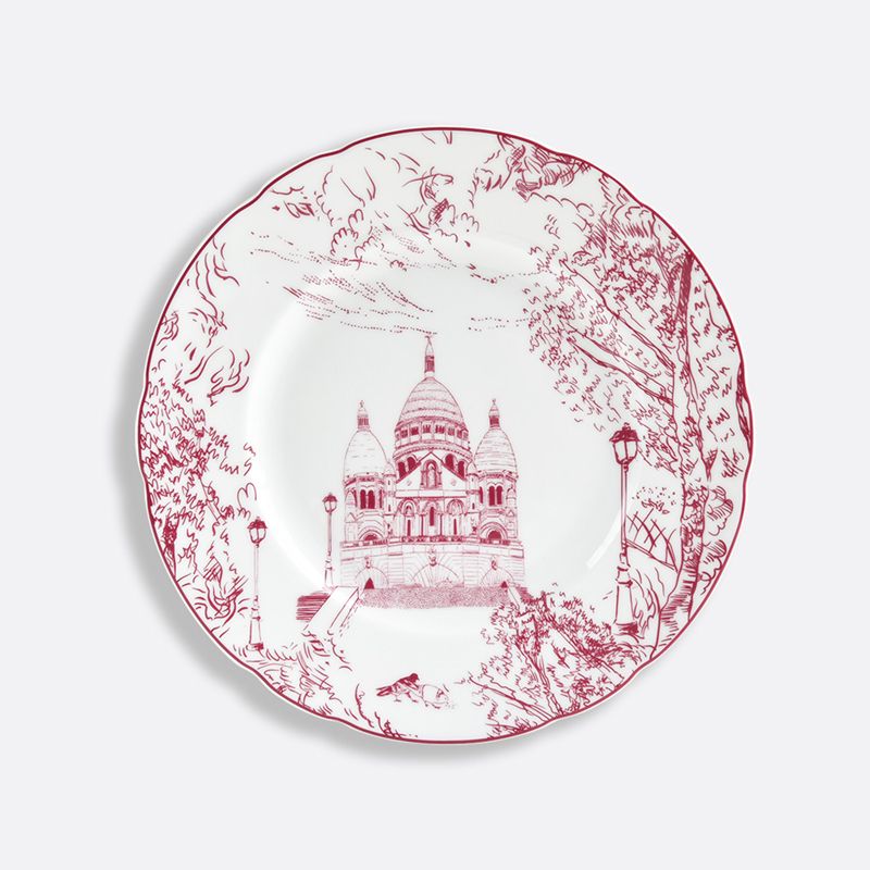 Assiette à dessert Prune 1980/17 Tout Paris - Bernardaud