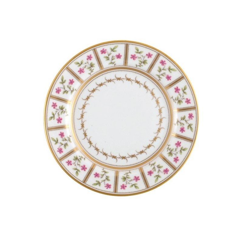 Assiette à dessert L002/17 Roseraie - Ancienne Manufacture Royale