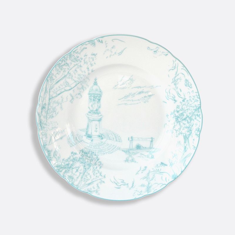 Assiette à dessert Turquoise 1980/17 Tout Paris - Bernardaud