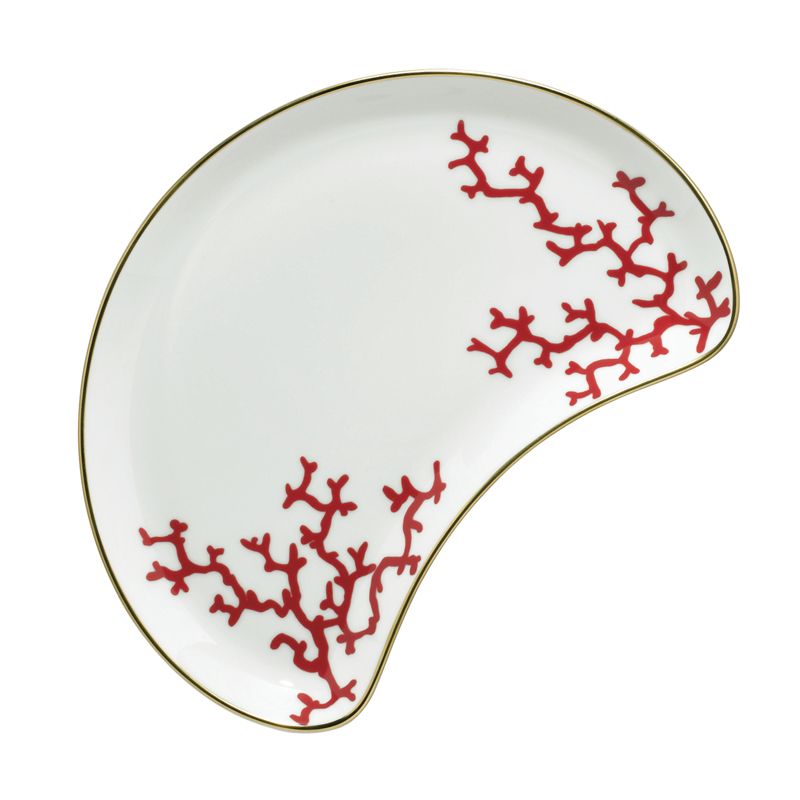 Assiette à garniture 0112-17-206021 Cristobal rouge - Raynaud