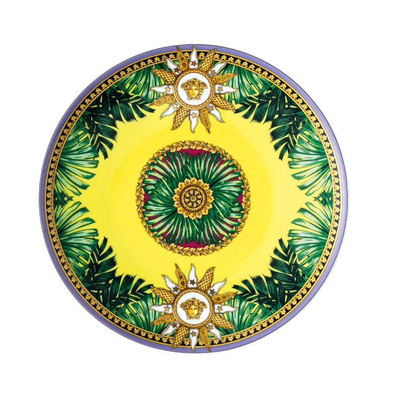 Assiette à pain 19335-403713-10217 Jungle animalier - Versace