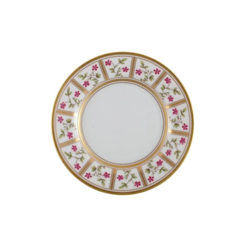 Assiette à pain L002/3 Roseraie - Ancienne Manufacture Royale
