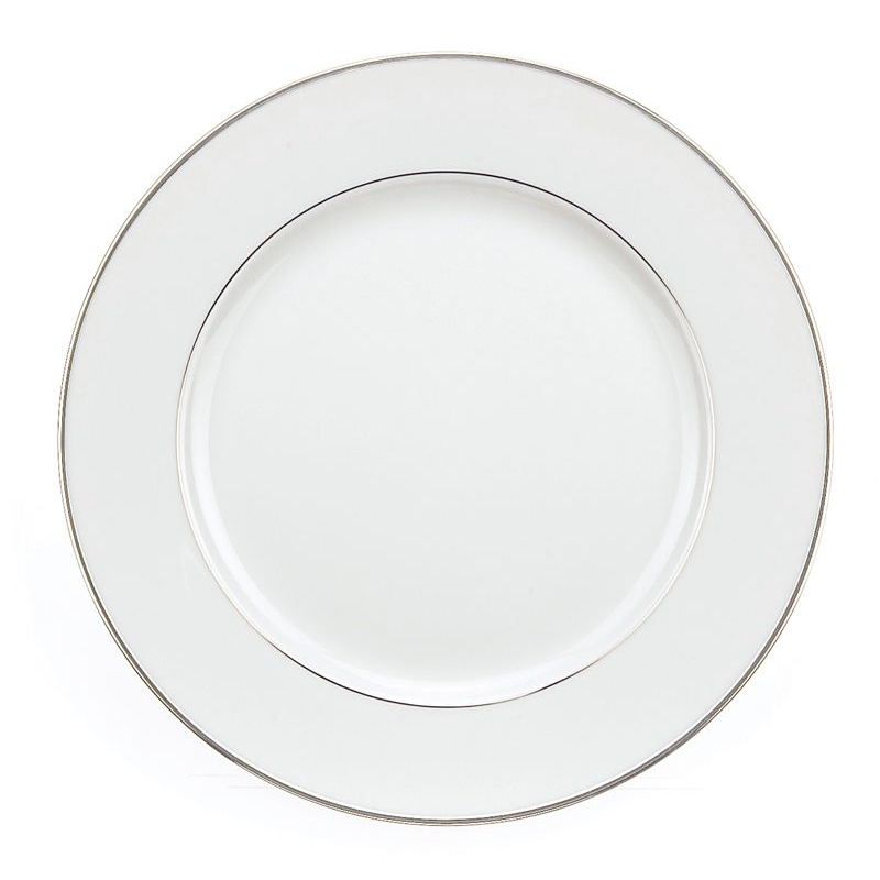 Assiette américaine B07636115 Albi platine porcelaine - Christofle