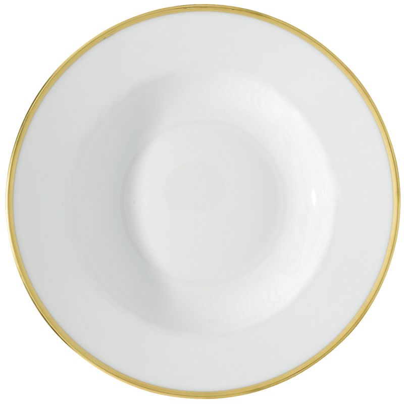 Assiette creuse à aile 0183-17-250023 Fontainebleau or - Raynaud