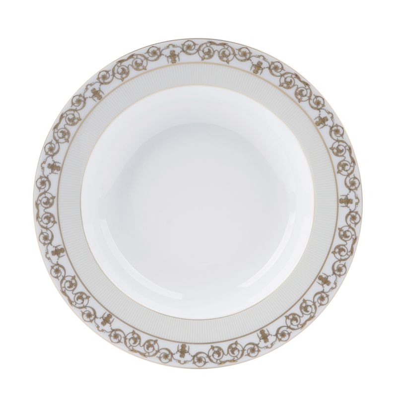 Assiette creuse à aile 036484 Tuileries - Deshoulières