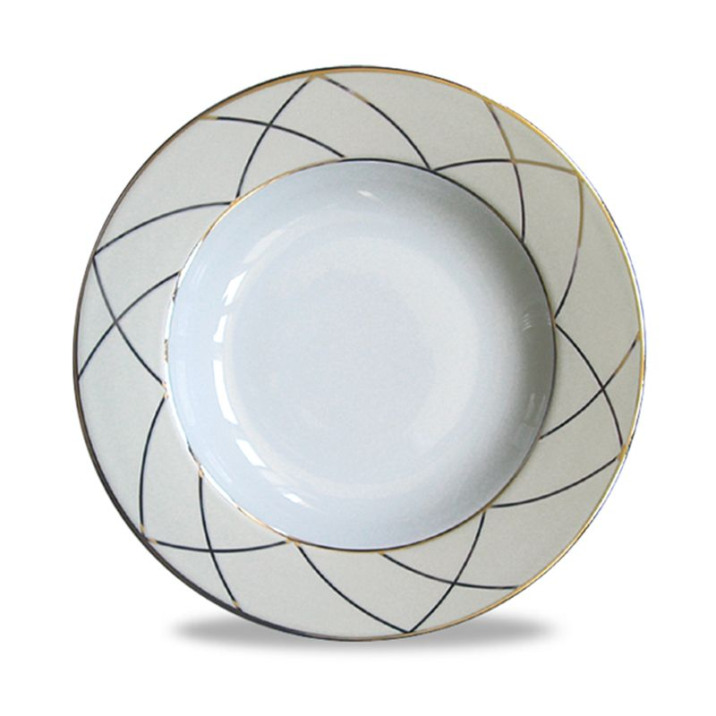 Assiette creuse à aile 31272-5010005 Clair lune Arcade - Haviland