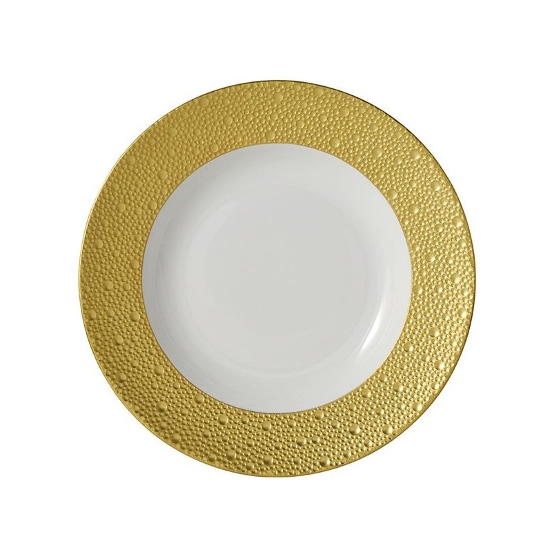 Assiette creuse à aile 0739/20449 Ecume or - Bernardaud