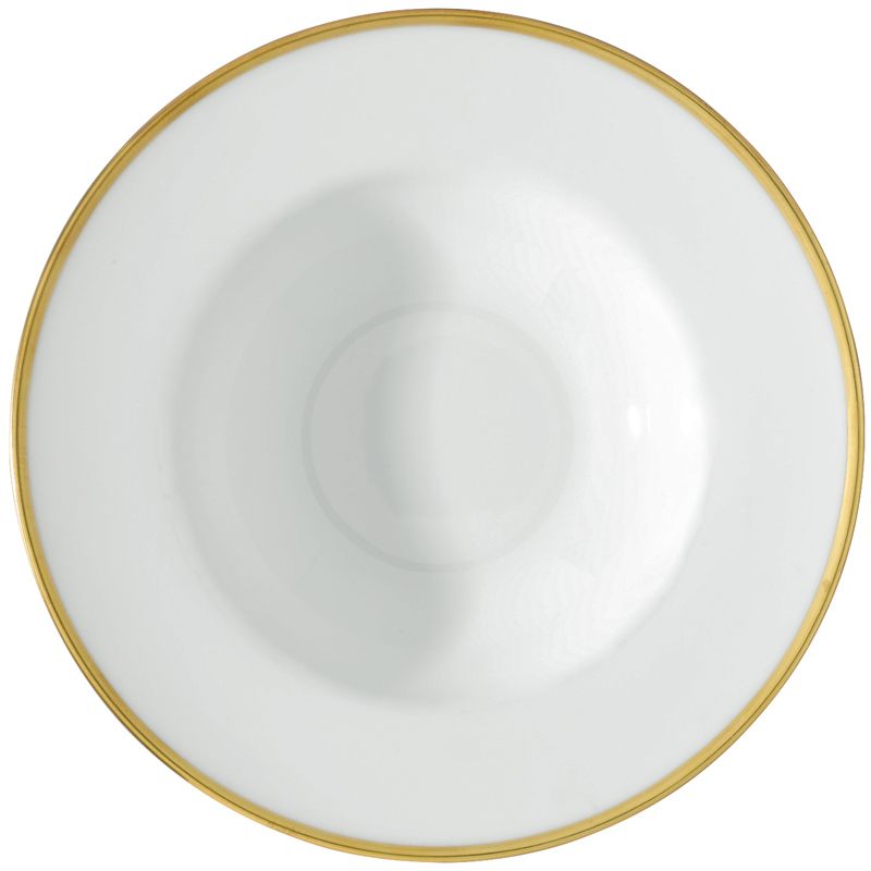 Assiette creuse à aile extra 0183-17-250017 Fontainebleau or - Raynaud