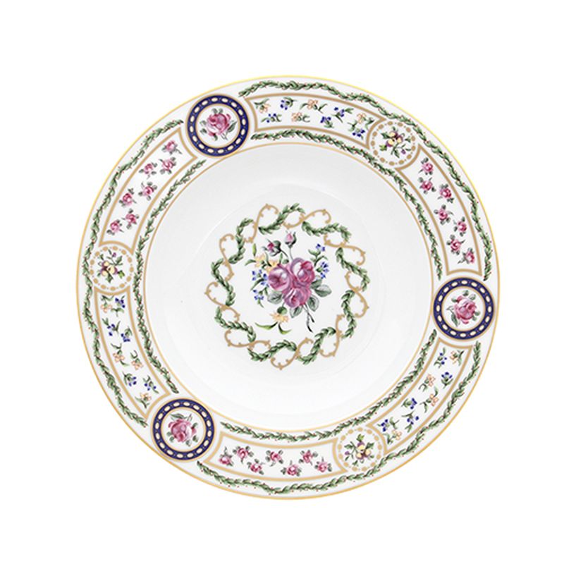 Assiette creuse à aile Louveciennes - Haviland