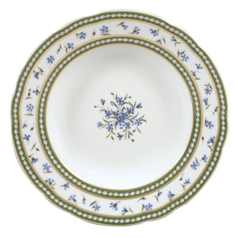 Assiette creuse à aile L004/23 Marie Antoinette - Ancienne Manufacture Royale