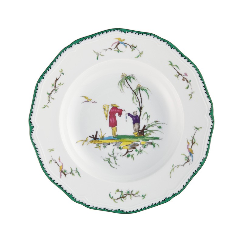 Assiette creuse à aile #1 Longjiang - Raynaud