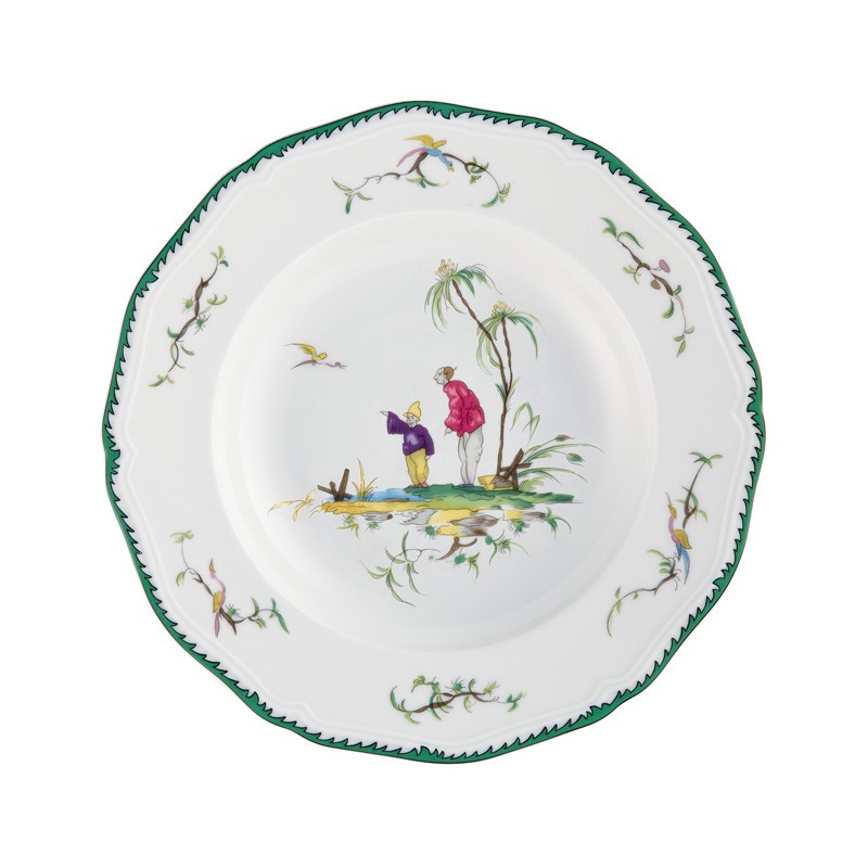 Assiette creuse à aile #4 Longjiang - Raynaud