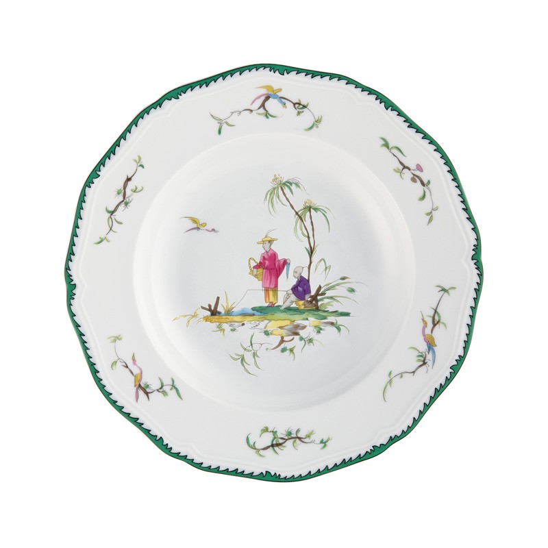 Assiette creuse à aile #6 Longjiang - Raynaud