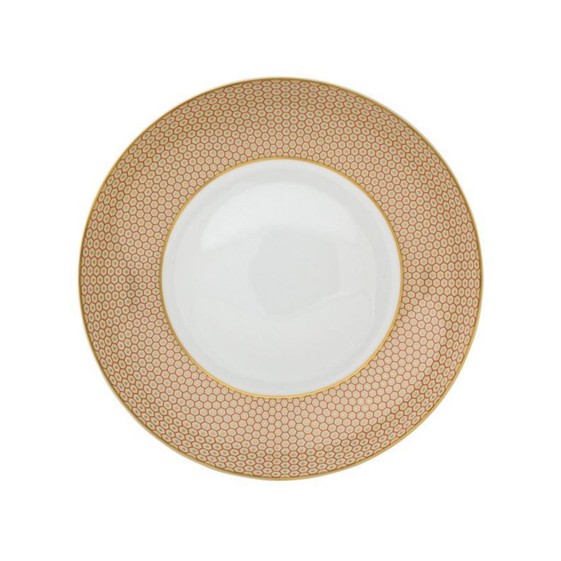 Assiette creuse coupe orange GM Trésor - Raynaud