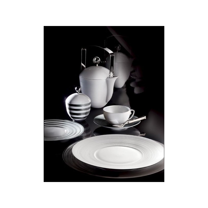 Assiette creuse à aile PM HEM1026BS0000 Hémisphère satin - J.L.Coquet