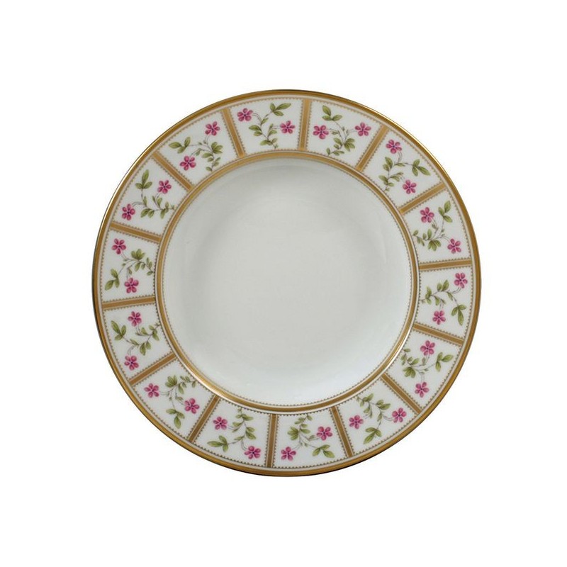 Assiette creuse à aile L002/23 Roseraie - Ancienne Manufacture Royale