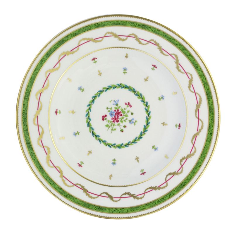 Assiette creuse à aile Vieux Paris Vert - Haviland