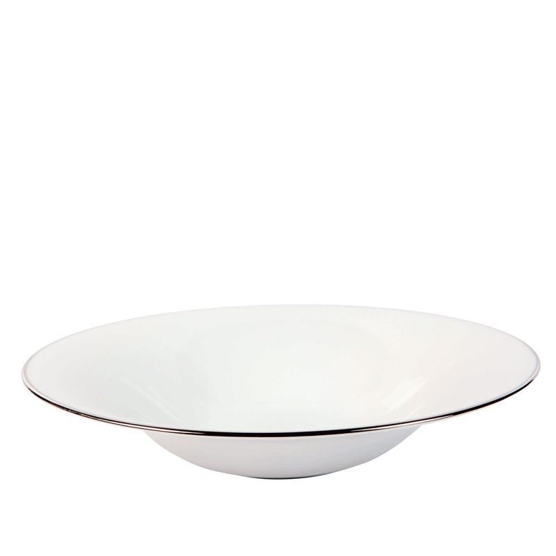 Assiette creuse calotte 020817 Epure platine - Deshoulières