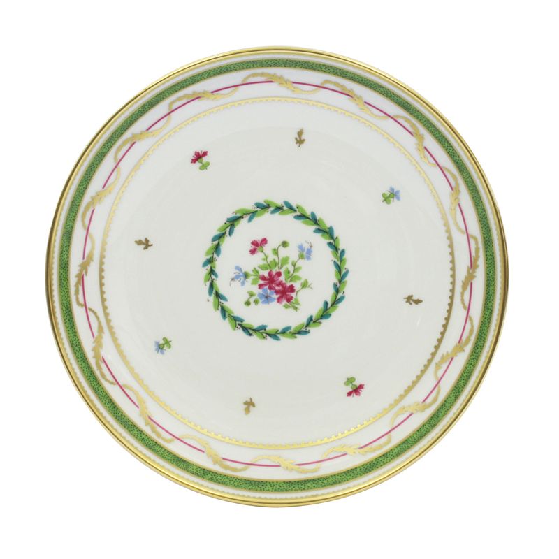 Assiette creuse calotte Vieux Paris Vert - Haviland
