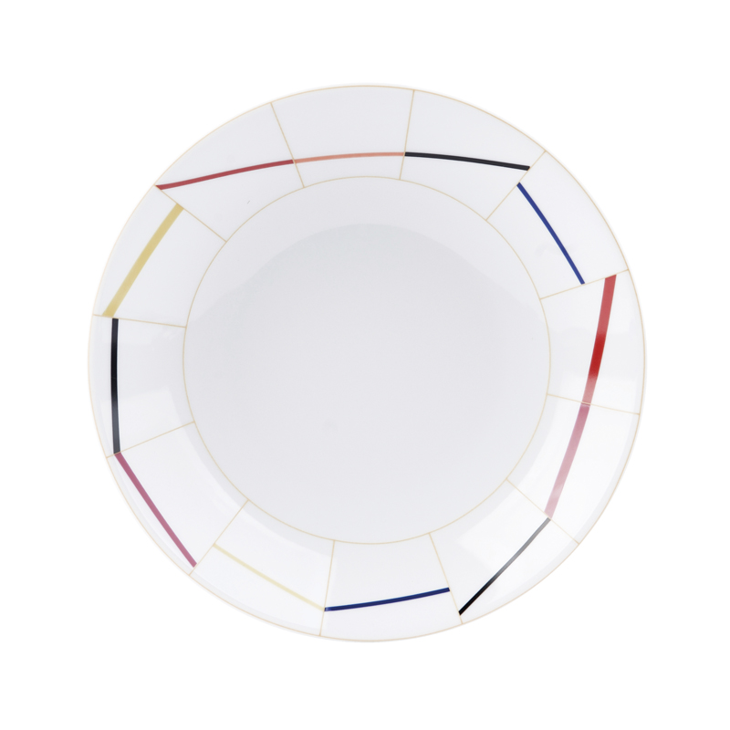 Assiette creuse coupe 035024 Graphique - Deshoulières