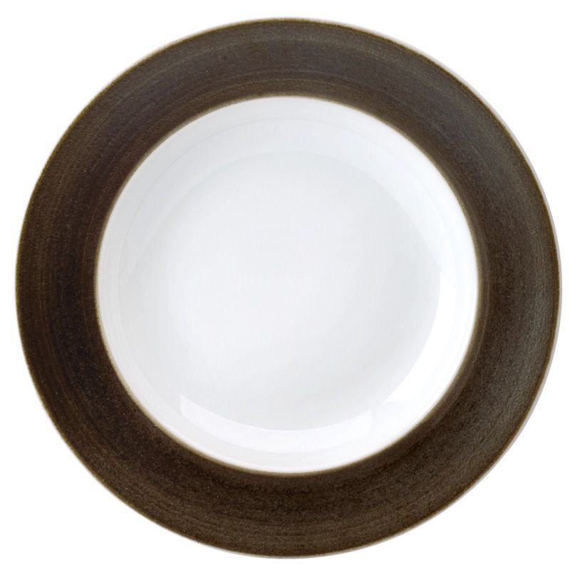 Assiette creuse 011111 Galileum graphite - Deshoulières