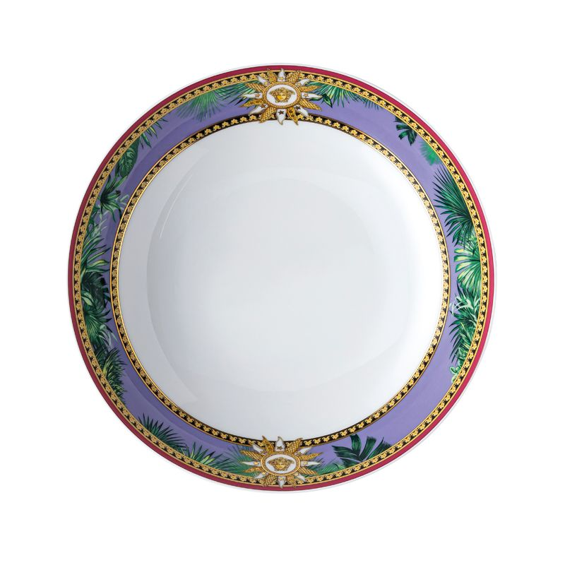 Assiette creuse 19335-403713-10322 Jungle animalier - Versace