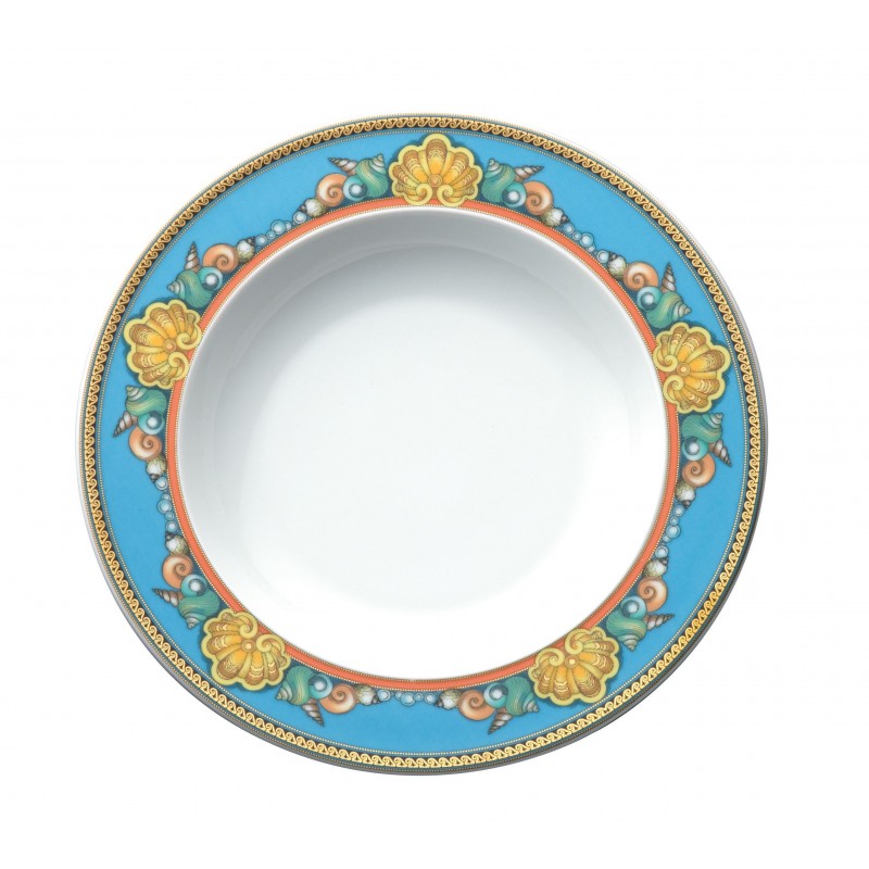 Assiette creuse Les trésors de la mer - Versace