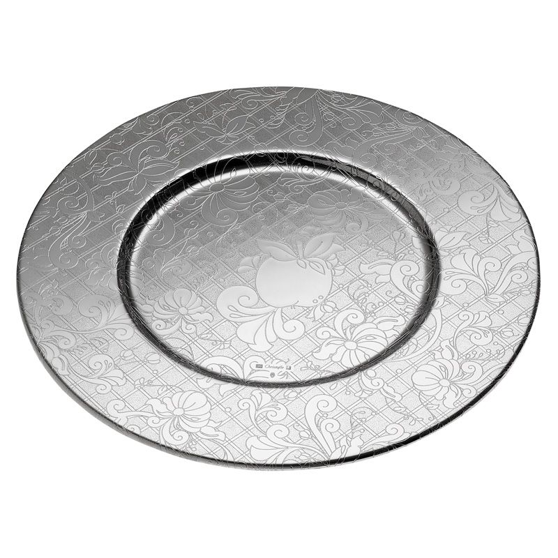 Assiette de présentation B04105970 Jardin d'Eden Métal argenté - Christofle
