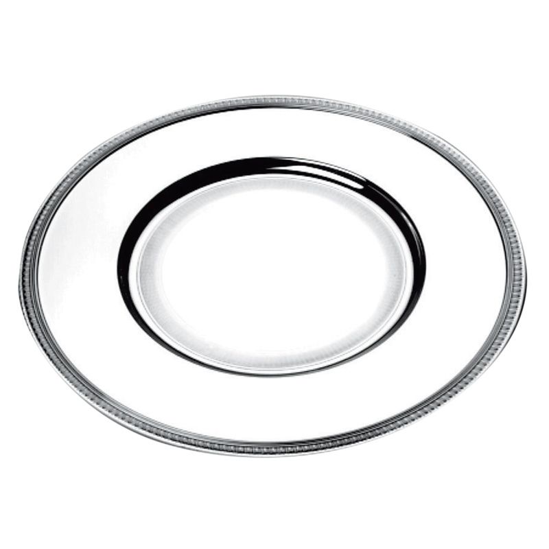 Assiette de présentation B04120970 Malmaison Métal argenté - Christofle