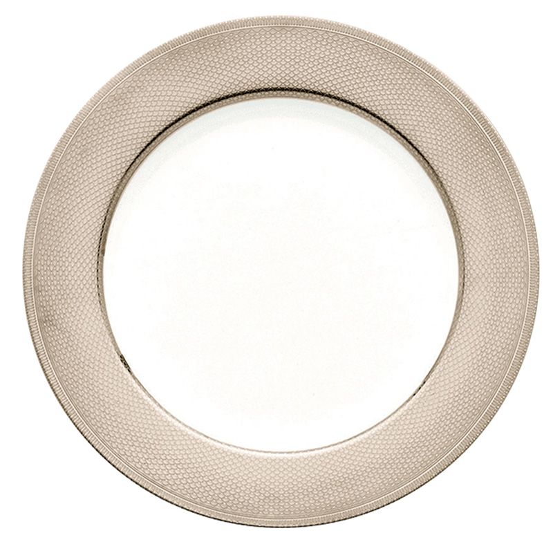 Assiette de présentation B07650280 Guilloche platine - Christofle
