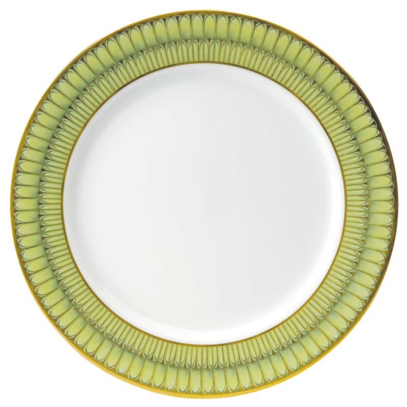 Assiette de présentation 011884 Arcades vert - Deshoulières