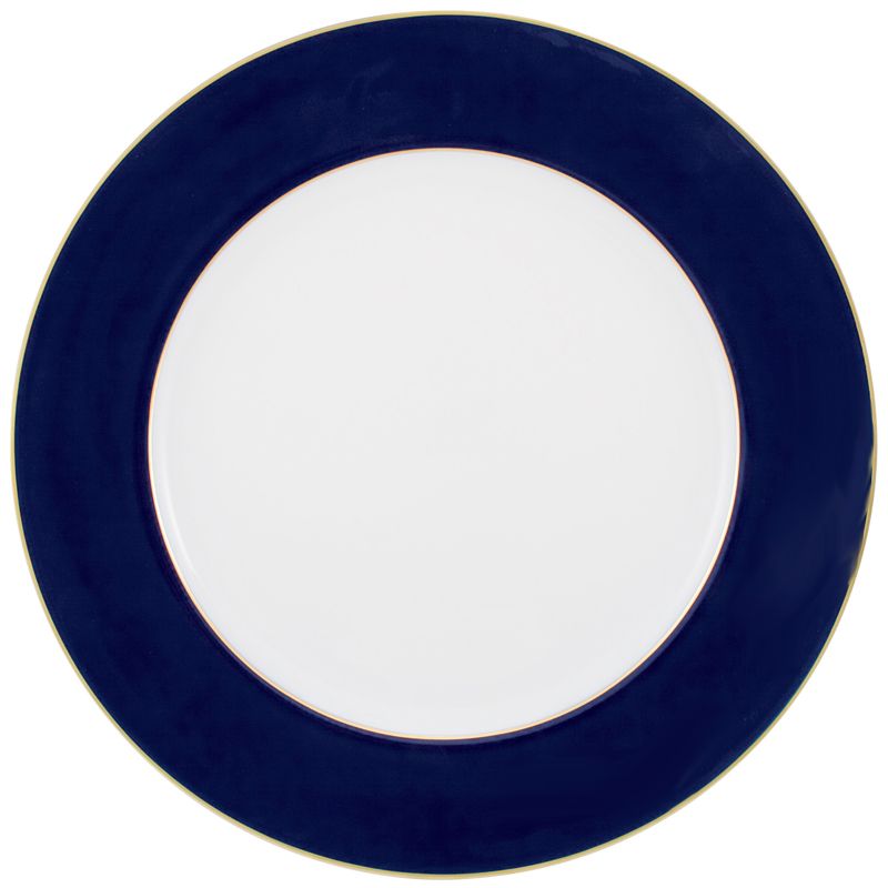 Assiette de présentation bleu de four filet or 0256-17-101031 Horizon - Raynaud