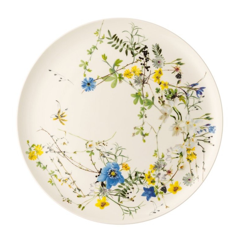 Assiette de présentation coupe Fleurs des Alpes - Rosenthal
