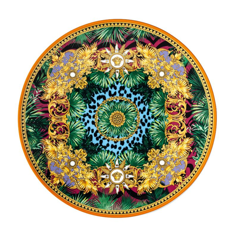 Assiette de présentation 19335-403714-10263 Jungle animalier - Versace