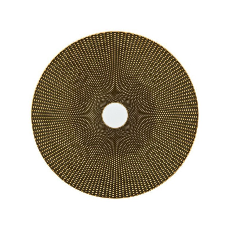 Assiette de présentation marron Trésor - Raynaud