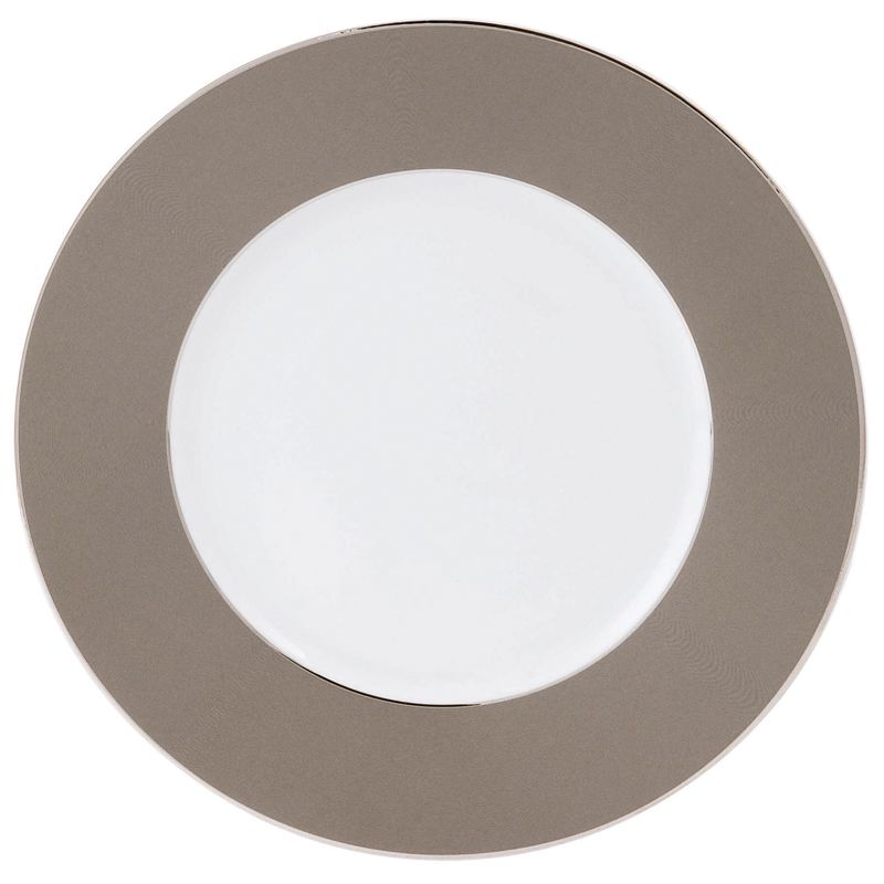 Assiette de présentation métal 011406 Arcades gris platine - Deshoulières