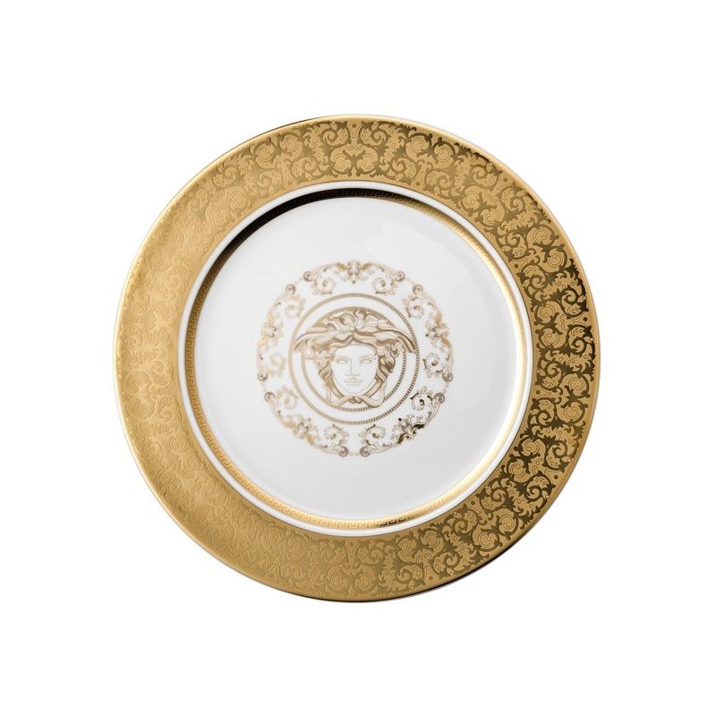 Assiette de présentation OR Medusa Gala - Versace