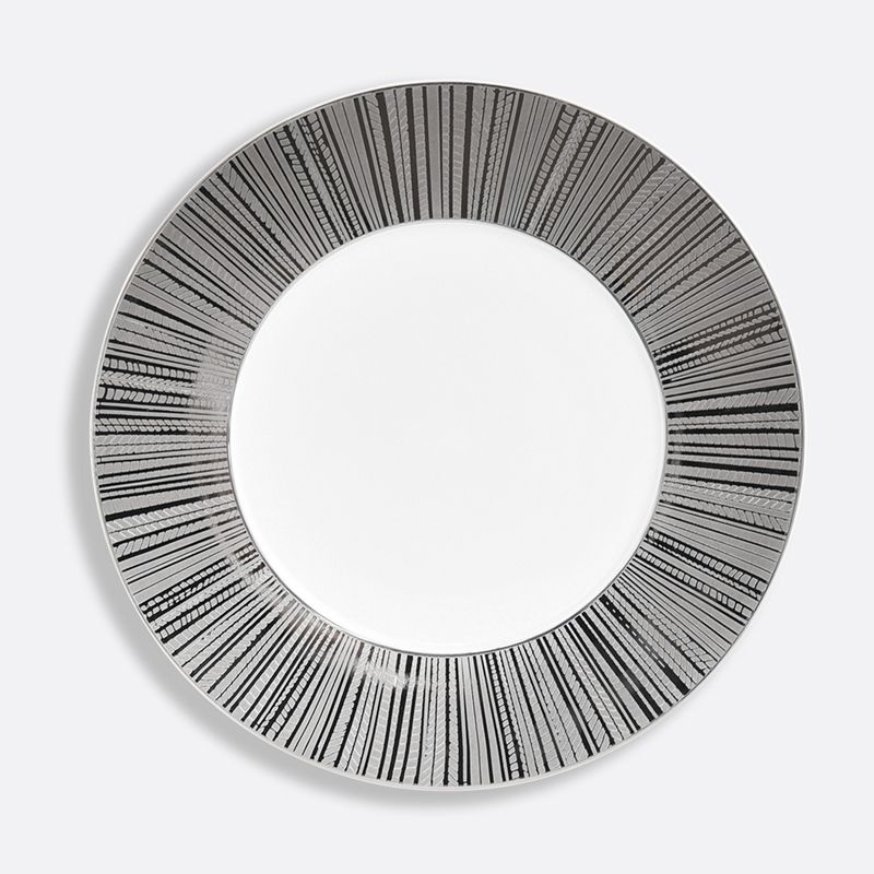 Assiette de présentation platine 1853/2134 Silva - Bernardaud